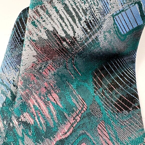 Don Loper Beverly Hills Vintage Neck Tie Multicolor Abstract Polyester - Picture 9 of 9
